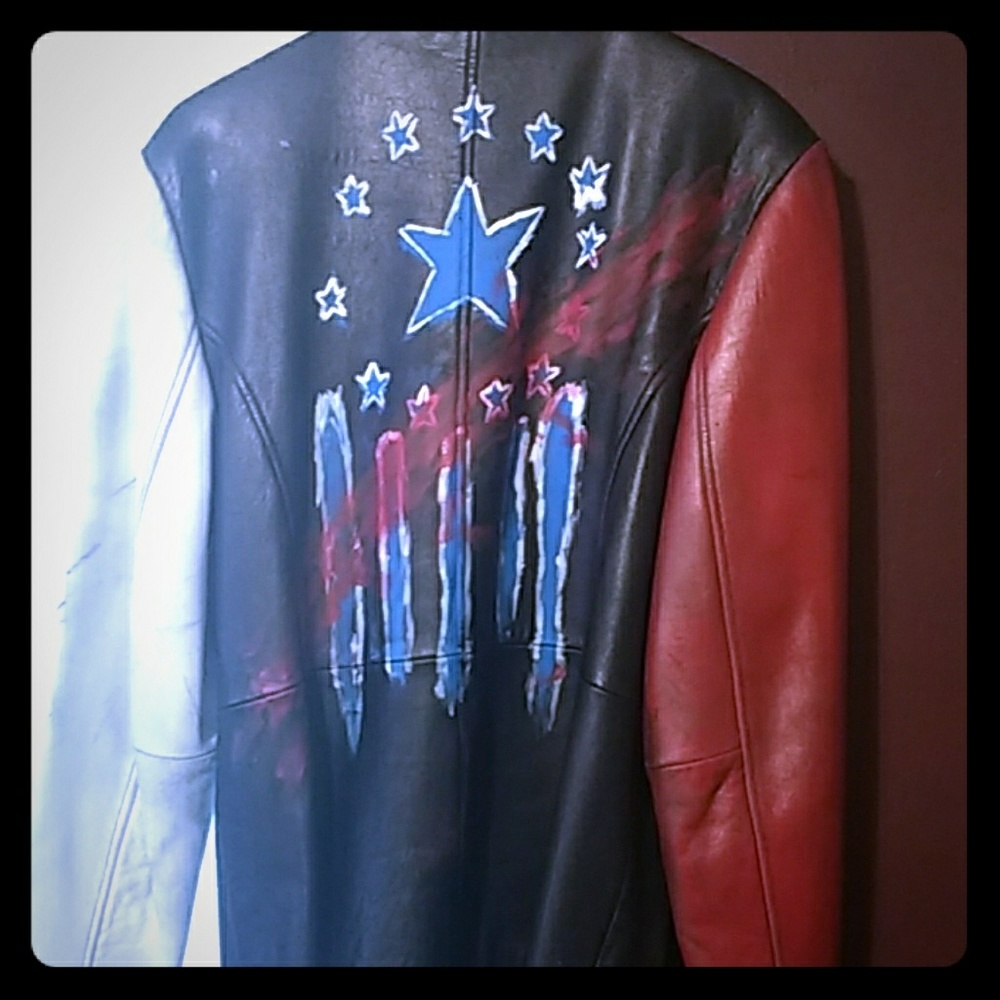 Men's sheep leather jacket